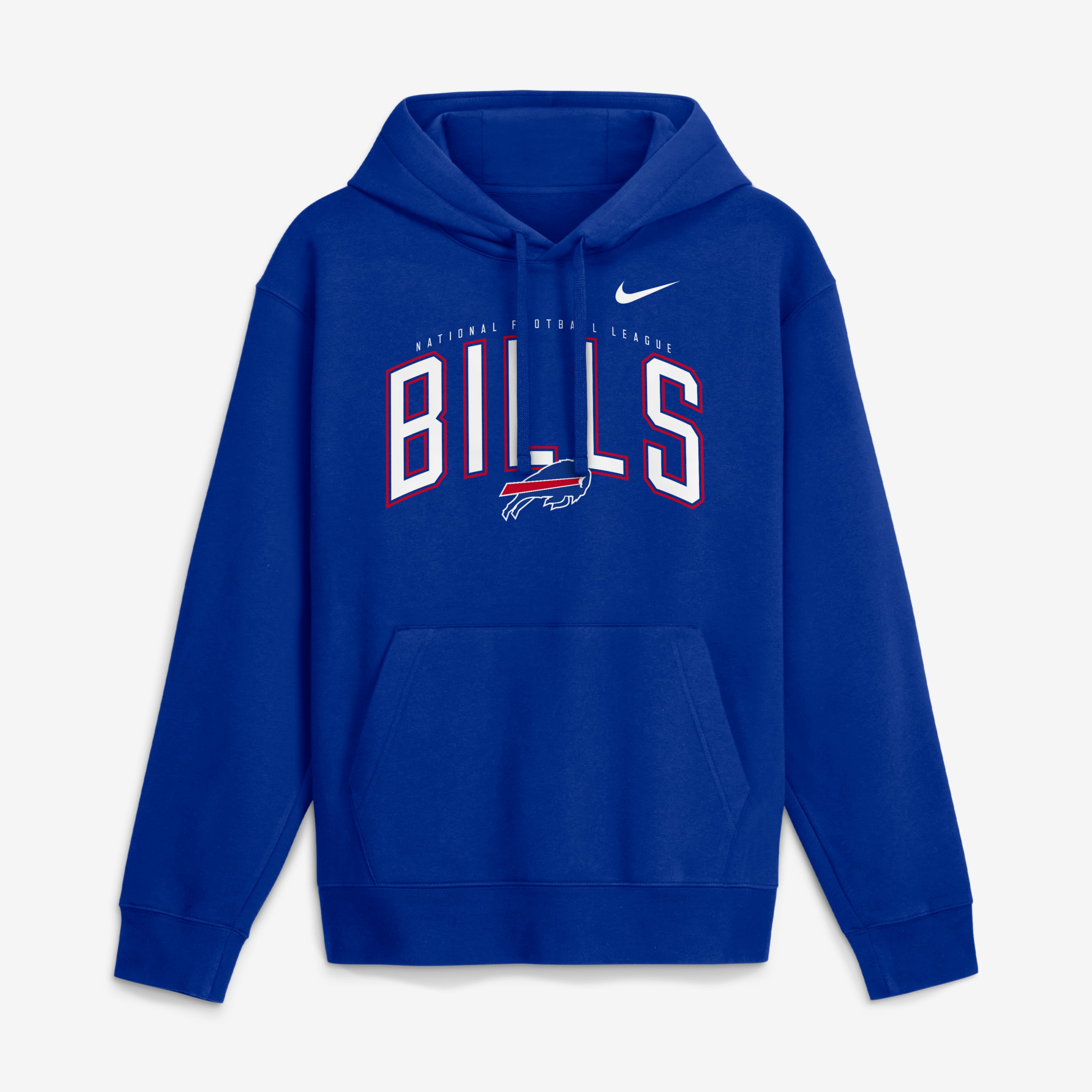 Men's Nike Royal Buffalo Bills Expect Victory Club Fleece Pullover Hoodie