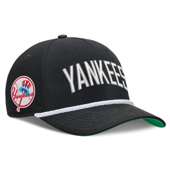 Men's Nike Black New York Yankees Cooperstown Collection Rise Adjustable Hat