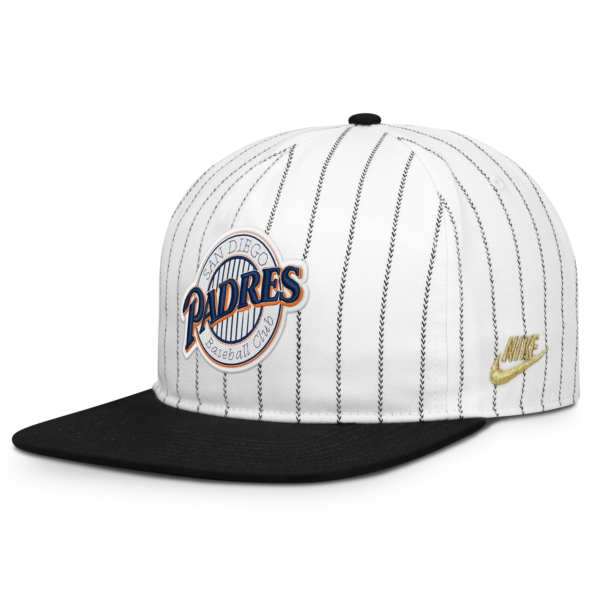 Men's Nike White/Black San Diego Padres Cooperstown Collection Pro Adjustable Hat