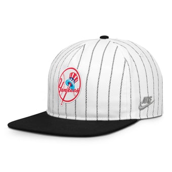 Men's Nike White/Black New York Yankees Cooperstown Collection Pro Adjustable Hat