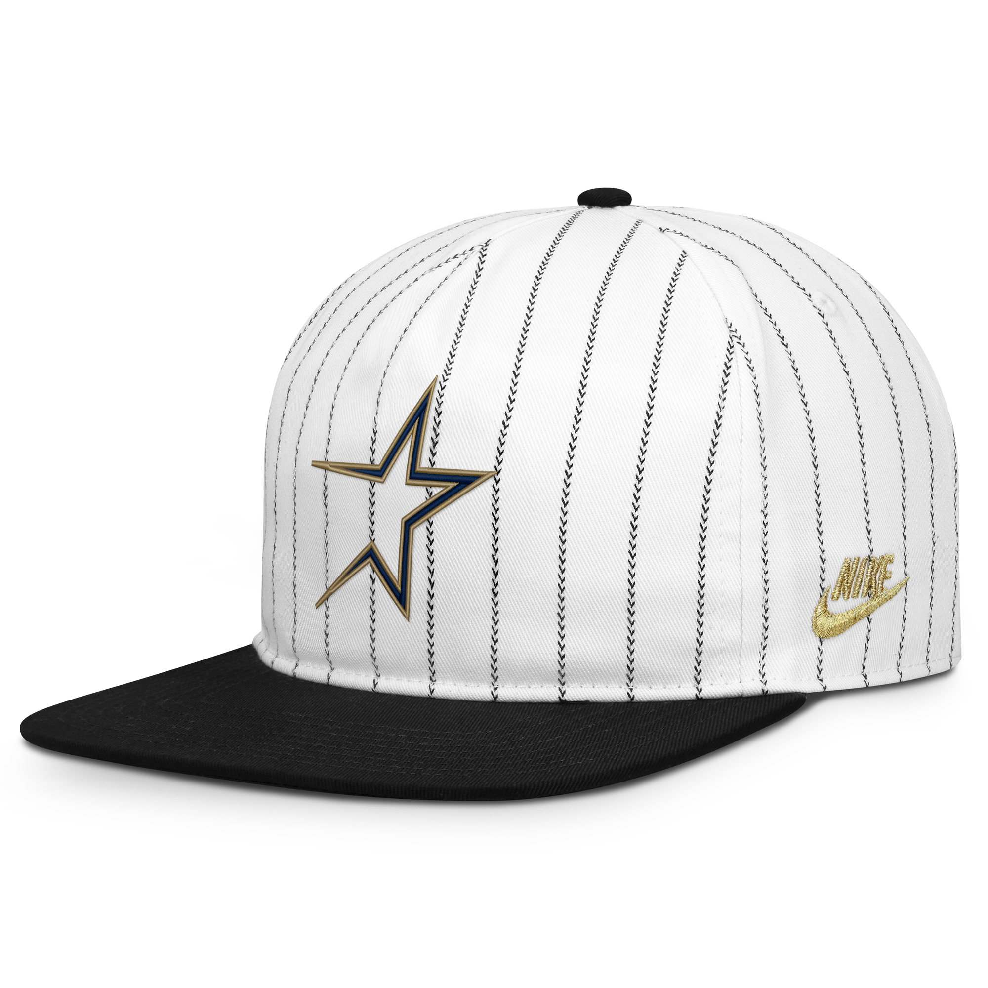 Men's Nike White/Black Houston Astros Cooperstown Collection Pro Adjustable Hat