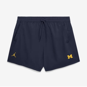 Men's Jordan Brand Navy Michigan Wolverines Primary Logo Form Dri-FIT Shorts