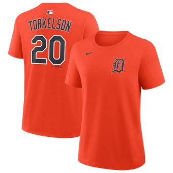 Women's Nike Spencer Torkelson Orange Detroit Tigers Name & Number T-Shirt