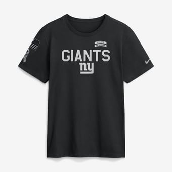 Men's Nike  Black New York Giants 2026 Salute to Service Sideline Dri-FIT T-Shirt