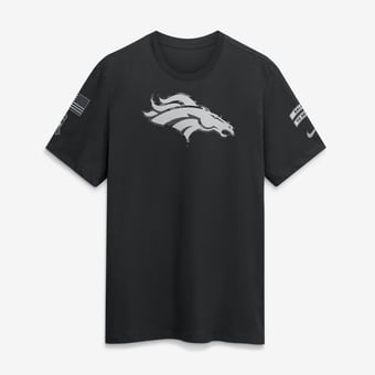 Men's Nike  Black Denver Broncos 2026 Salute to Service Slub T-Shirt