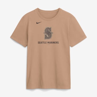 Men's Nike Tan Seattle Mariners Fashion Cotton T-Shirt