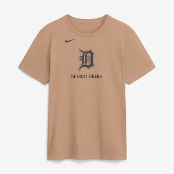 Men's Nike Tan Detroit Tigers Fashion Cotton T-Shirt