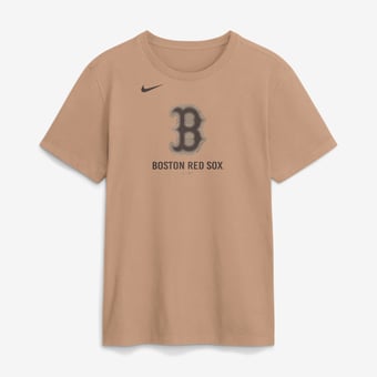Men's Nike Tan Boston Red Sox Fashion Cotton T-Shirt