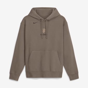 Men's Nike  Brown San Francisco Giants Fashion Club Pullover Hoodie