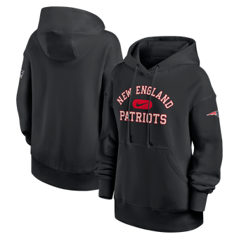 Women's Nike Black New England Patriots Oversized Legacy Phoenix Hoodie
