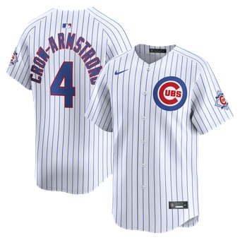 Men's Nike Pete Crow-Armstrong White Chicago Cubs 150th Anniversary Limited Jersey
