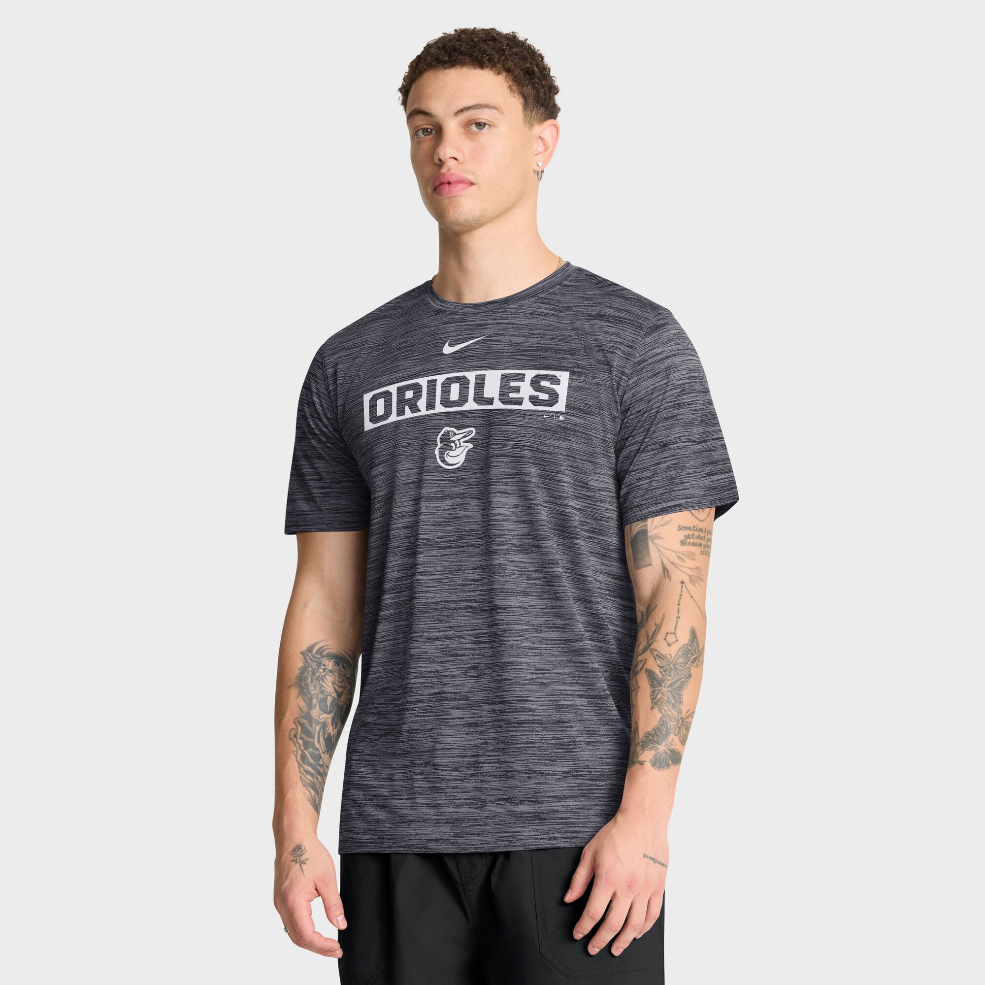 Men's Nike Black Baltimore Orioles Velocity Dri-FIT T-Shirt