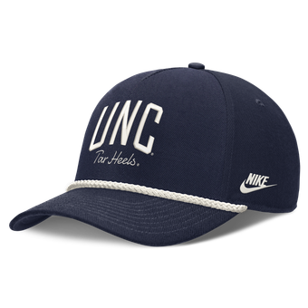 Unisex Nike Navy North Carolina Tar Heels Letter Rope Rise Adjustable Hat