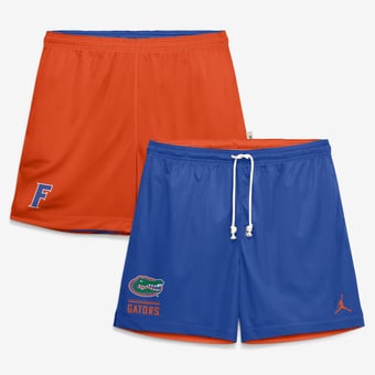 Men's Jordan Brand  Royal/Orange Florida Gators Courtside Reversible Dri-FIT Shorts