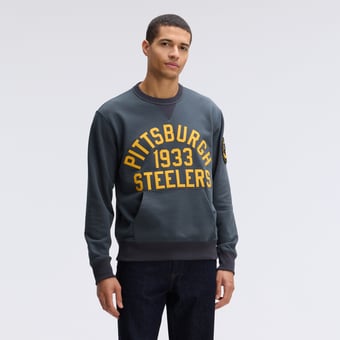 Fanatics Charcoal Pittsburgh Steelers IconicFleece Pocket Sweatshirt