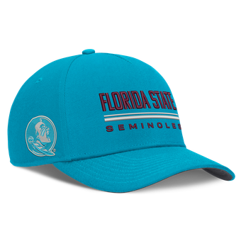Men's Nike Turquoise Florida State Seminoles 2026 Sideline Dri-FIT Rise Adjustable Hat