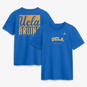 Men's Jordan Brand  Blue UCLA Bruins Courtside Dri-FIT T-Shirt