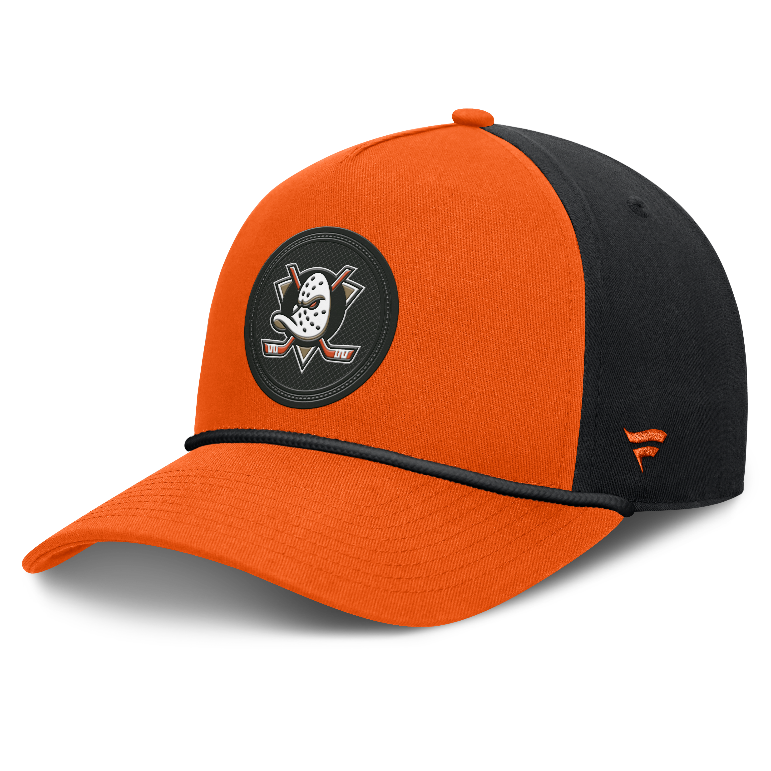 Men's Fanatics Orange/Black Anaheim Ducks Authentic Pro Rink A-Frame Adjustable Hat