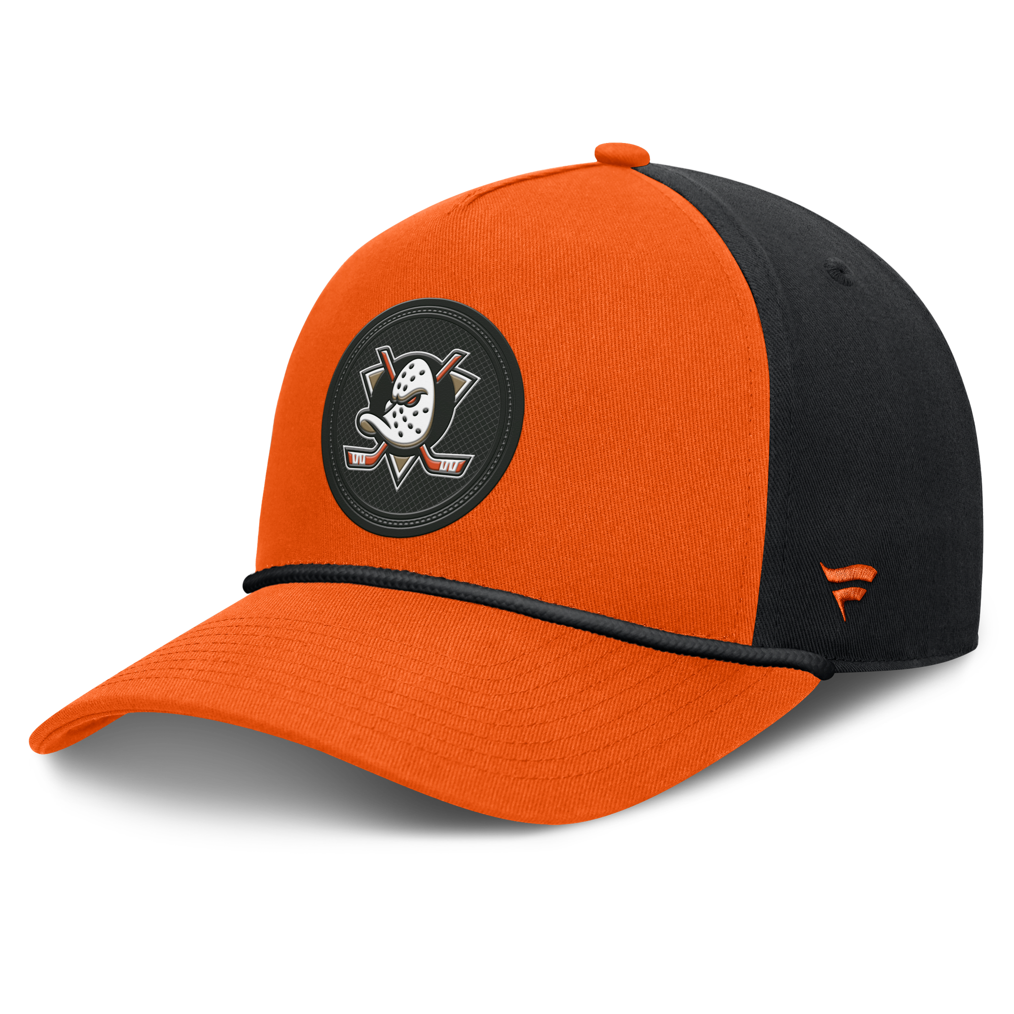 Men's Fanatics Orange/Black Anaheim Ducks Authentic Pro Rink A-Frame Adjustable Hat
