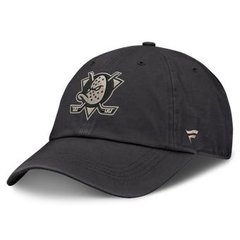 Men's Fanatics Charcoal Anaheim Ducks Road Phantom Washed Adjustable Hat