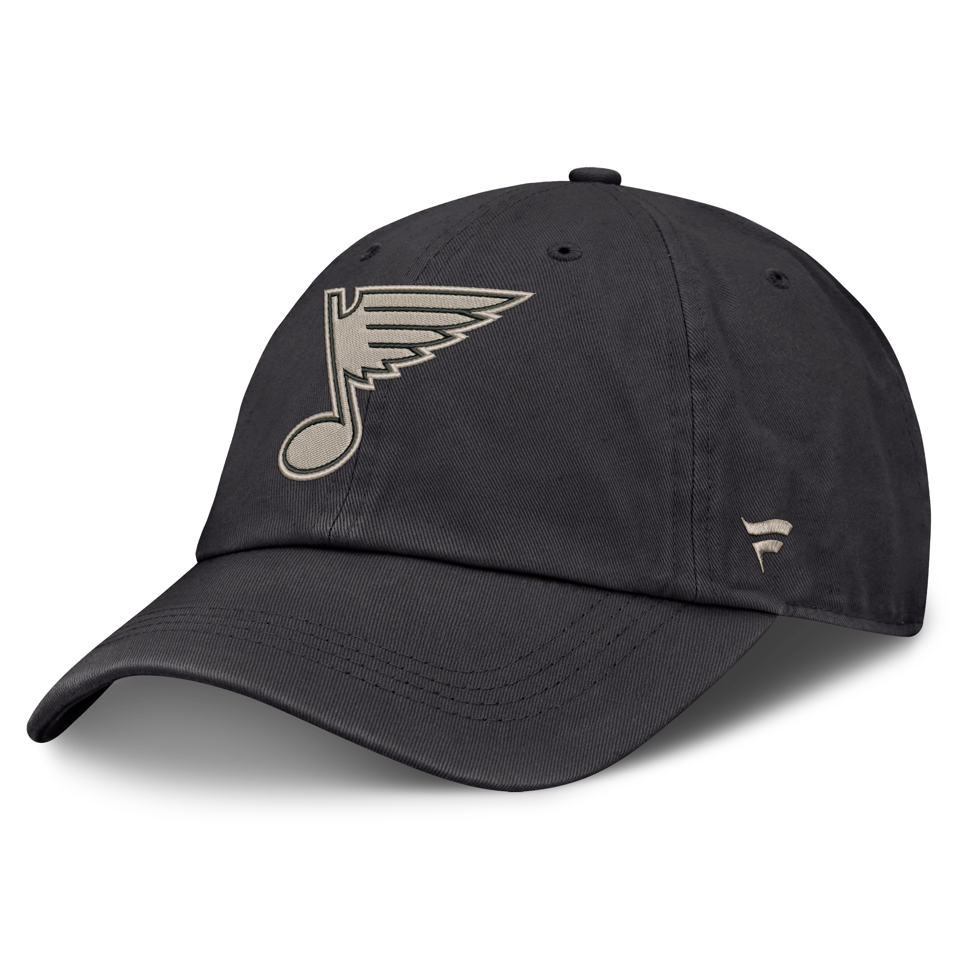 Men's Fanatics Charcoal St. Louis Blues Road Phantom Washed Adjustable Hat