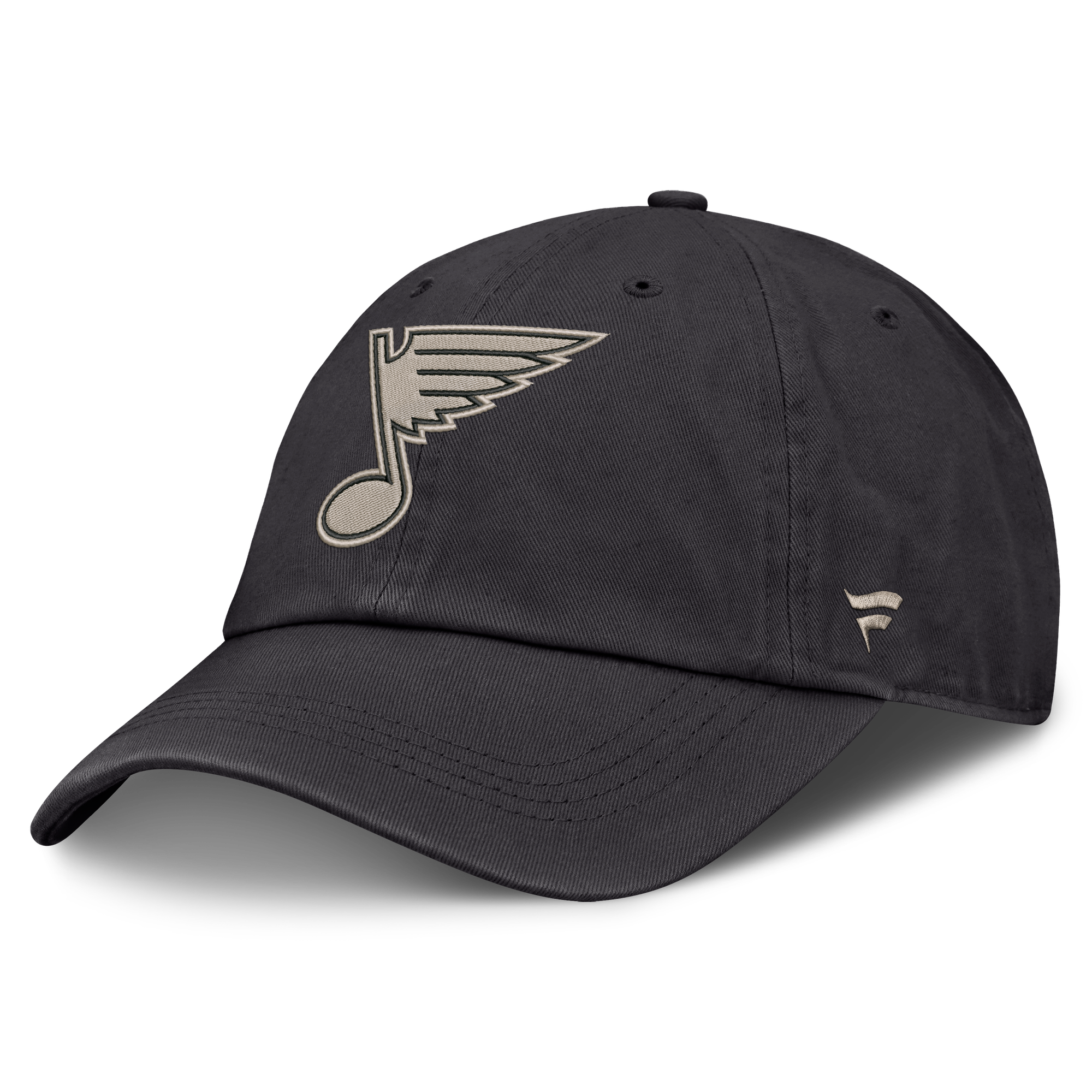 Men's Fanatics Charcoal St. Louis Blues Road Phantom Washed Adjustable Hat