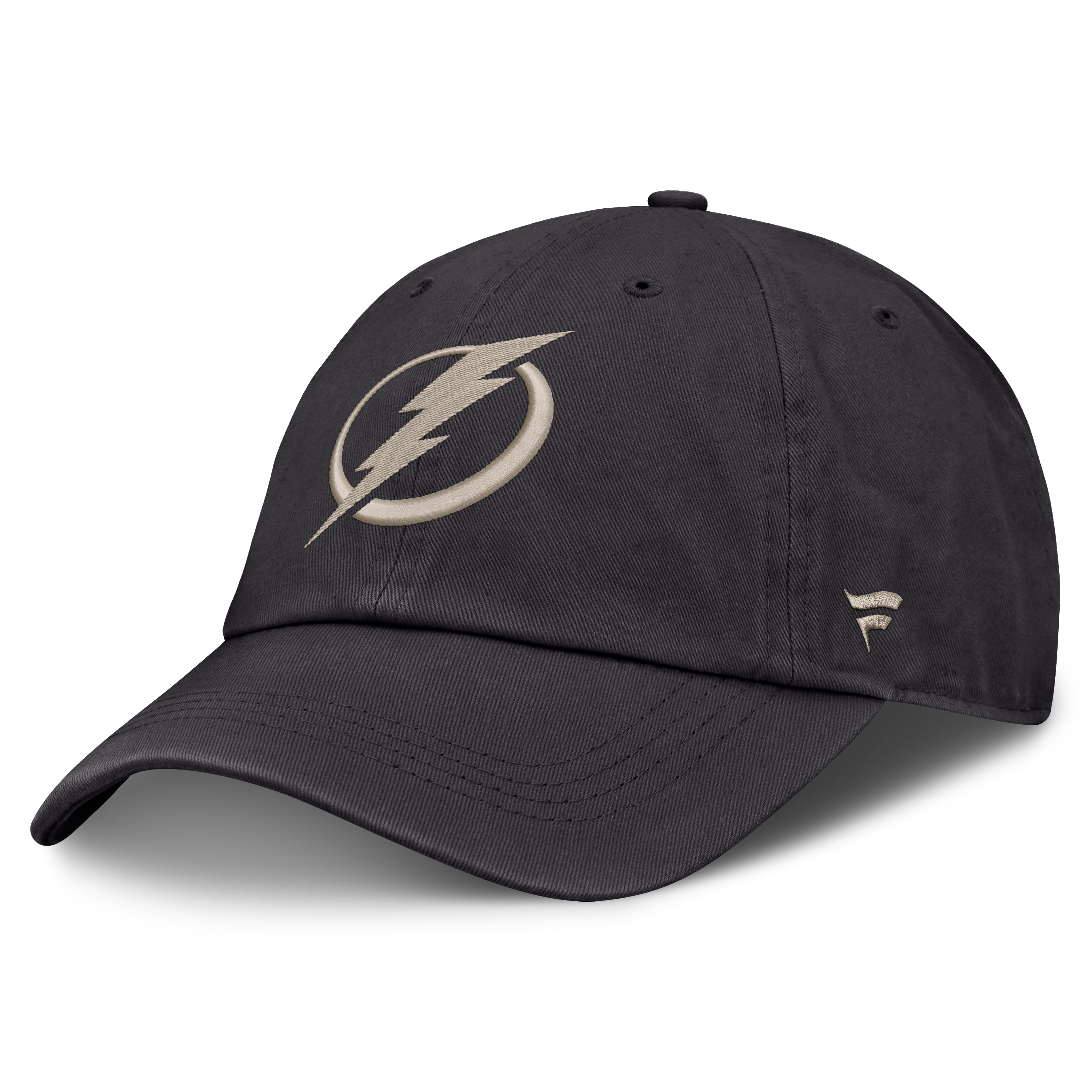 Men's Fanatics Charcoal Tampa Bay Lightning Road Phantom Washed Adjustable Hat