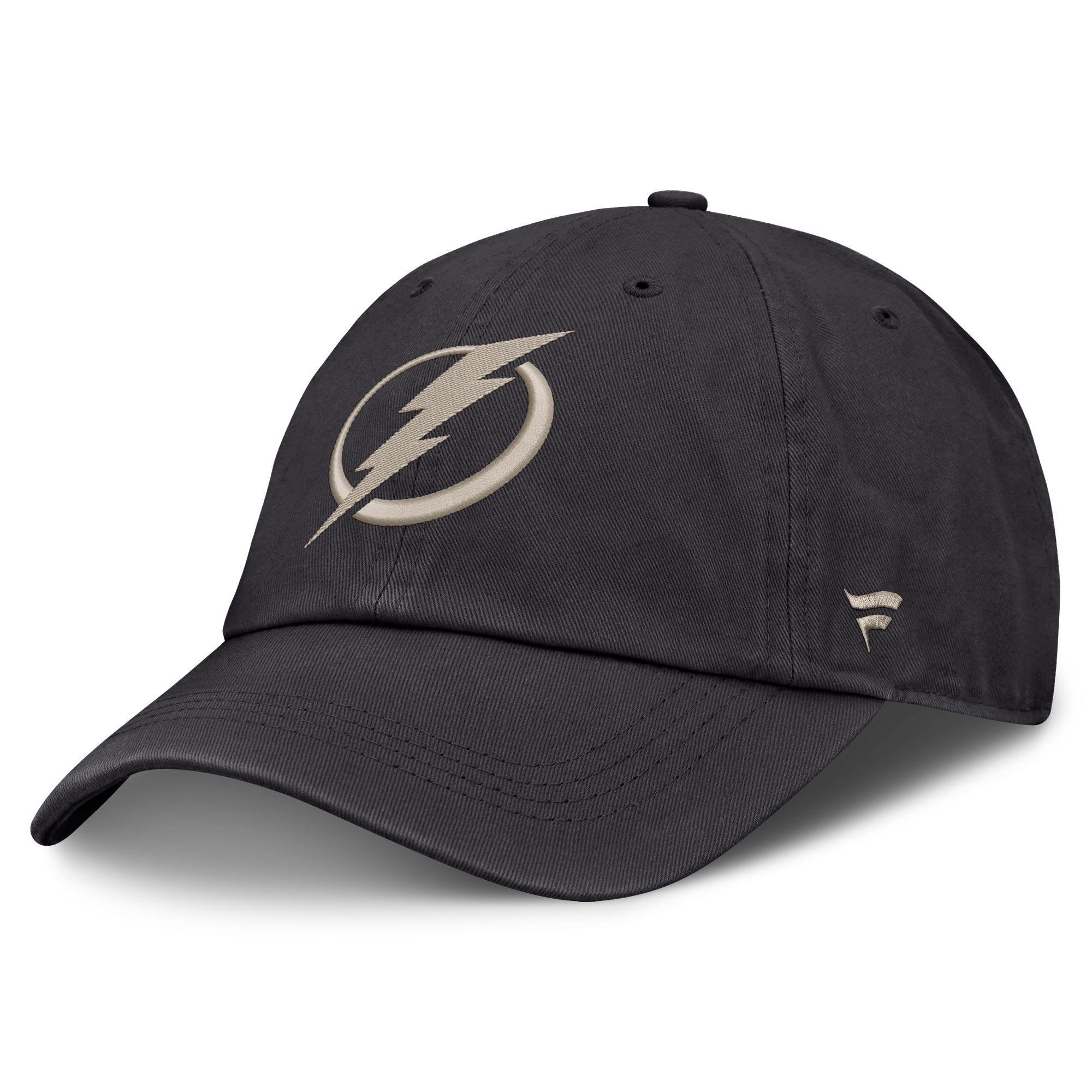Men's Fanatics Charcoal Tampa Bay Lightning Road Phantom Washed Adjustable Hat