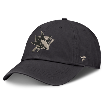 Men's Fanatics Charcoal San Jose Sharks Road Phantom Washed Adjustable Hat