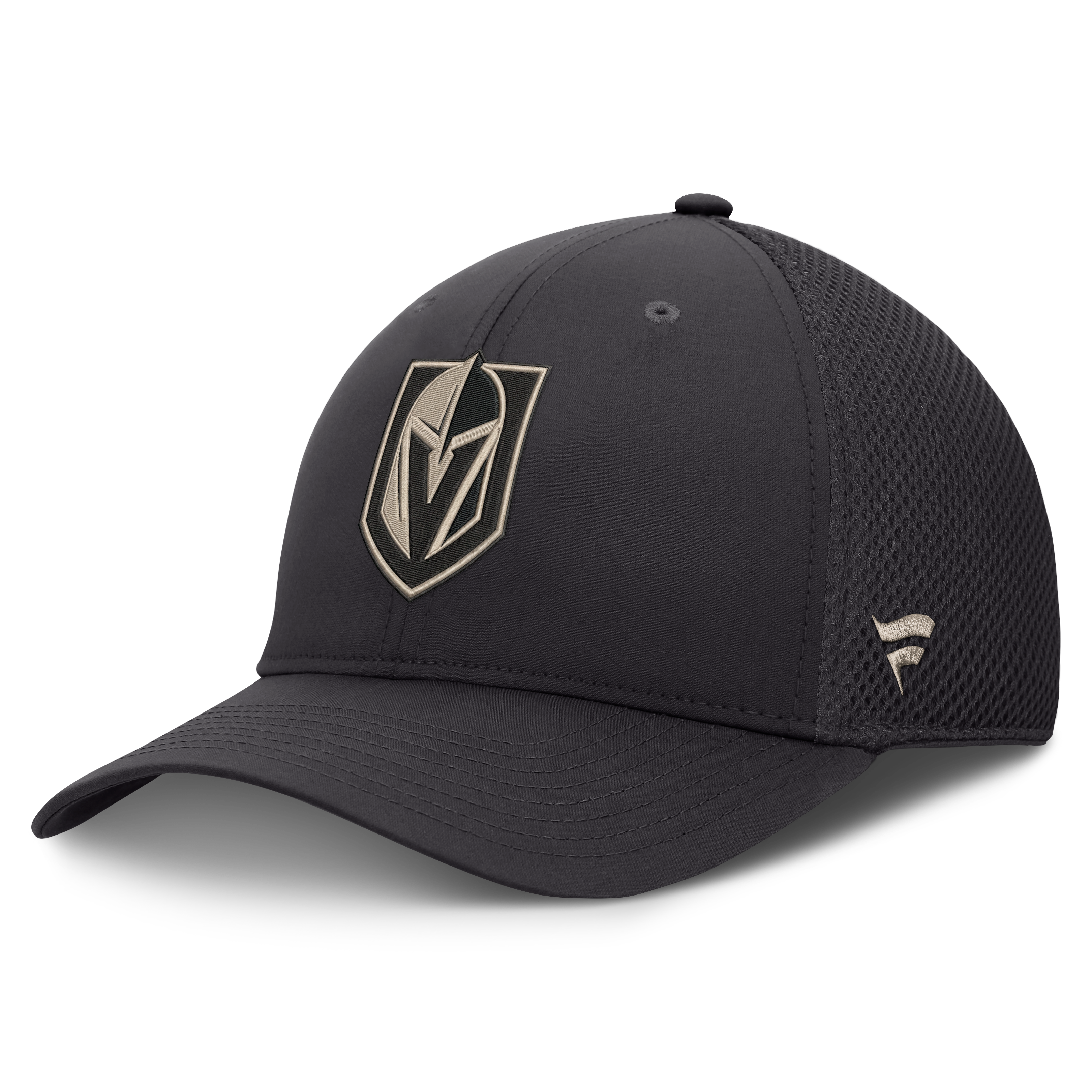 Men's Fanatics Charcoal Vegas Golden Knights Road Meshback Stretch Hat