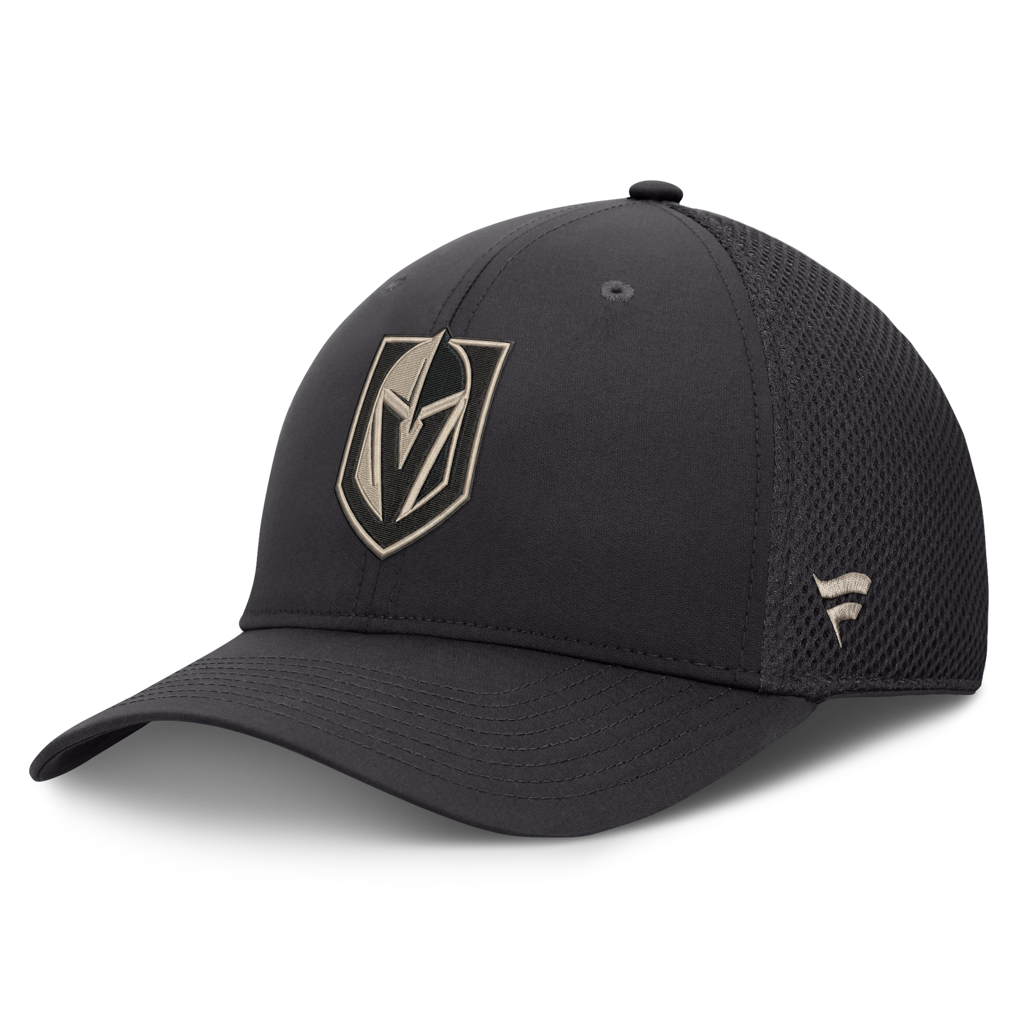 Men's Fanatics Charcoal Vegas Golden Knights Road Meshback Stretch Hat