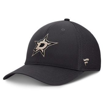 Men's Fanatics Charcoal Dallas Stars Road Meshback Stretch Hat