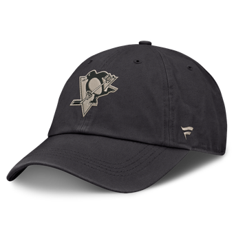 Men's Fanatics Charcoal Pittsburgh Penguins Road Phantom Washed Adjustable Hat