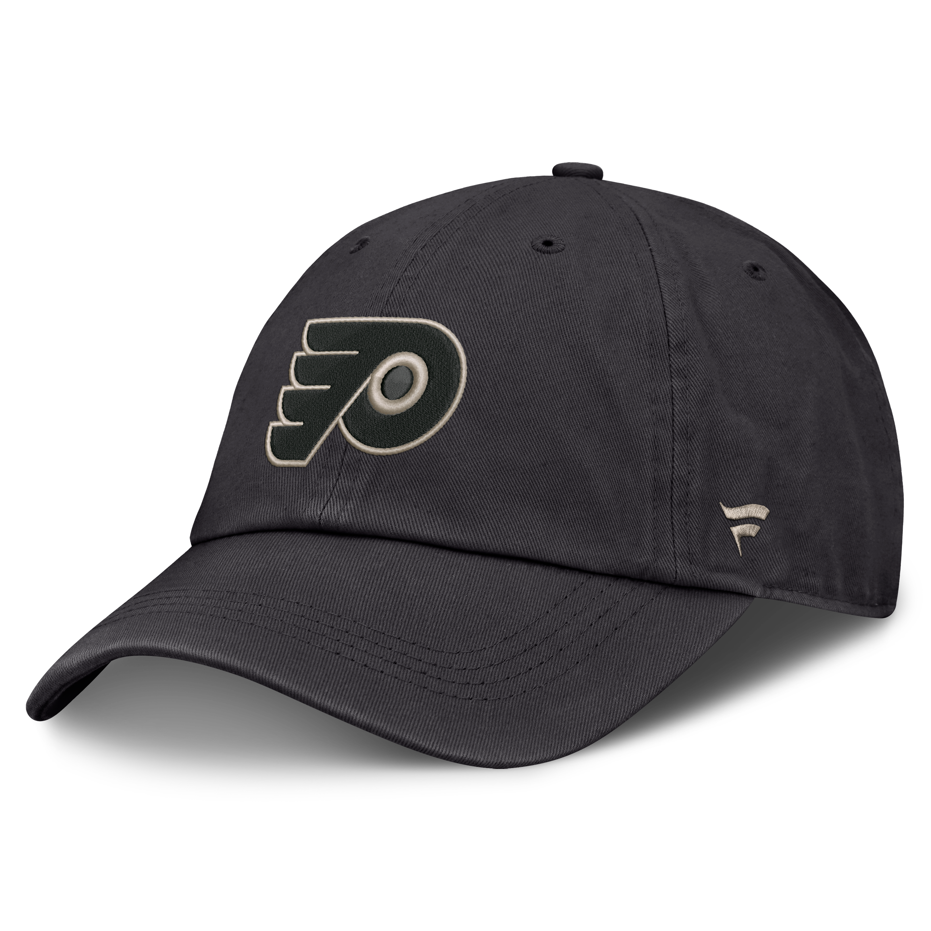 Men's Fanatics Charcoal Philadelphia Flyers Road Phantom Washed Adjustable Hat