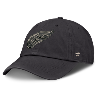 Men's Fanatics Charcoal Detroit Red Wings Road Phantom Washed Adjustable Hat