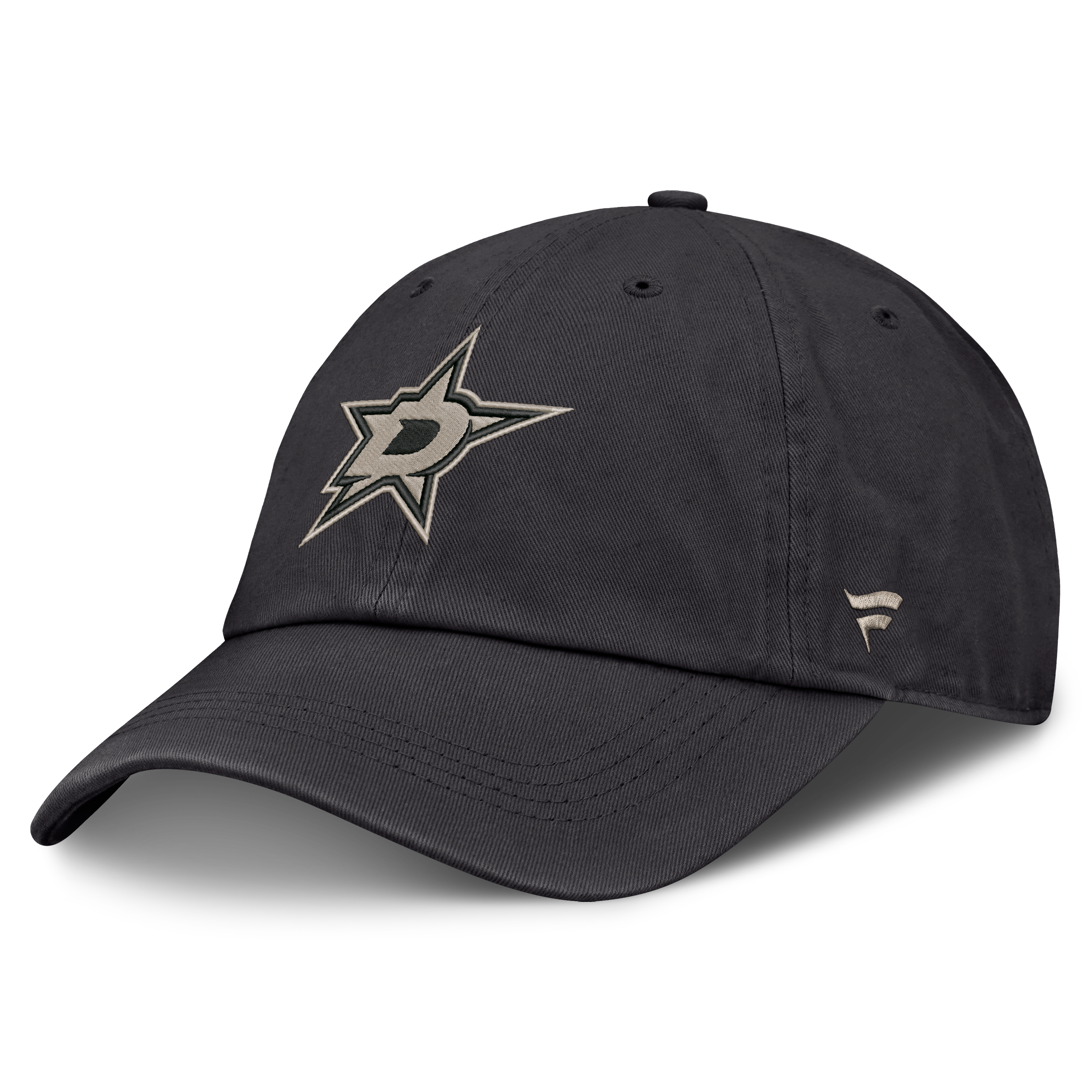 Men's Fanatics Charcoal Dallas Stars Road Phantom Washed Adjustable Hat