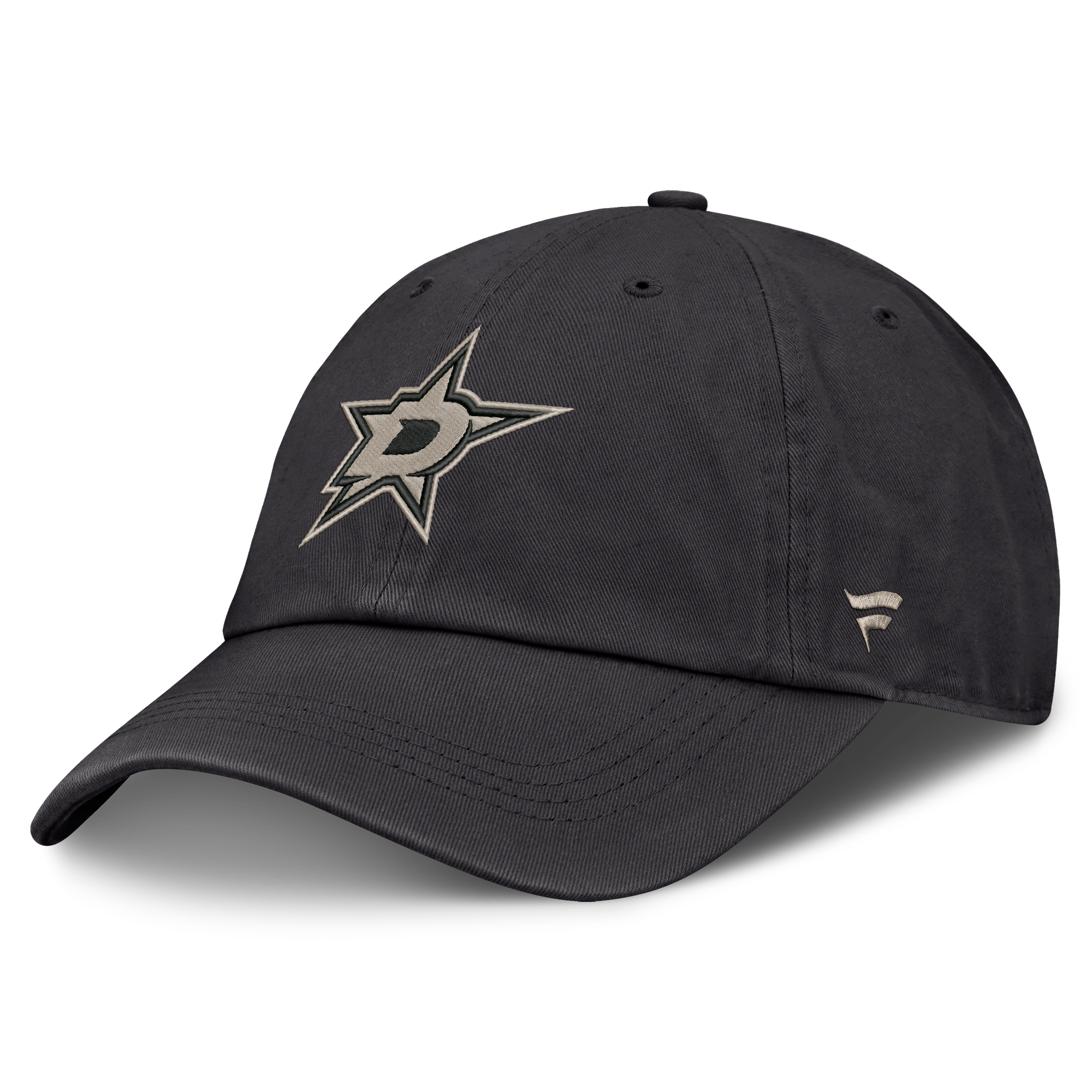 Men's Fanatics Charcoal Dallas Stars Road Phantom Washed Adjustable Hat