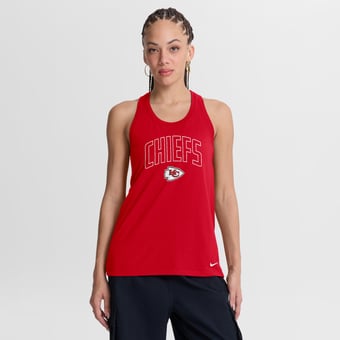 Women's Nike Red Kansas City Chiefs Primetime Tri-Blend Dri-FIT Tank Top