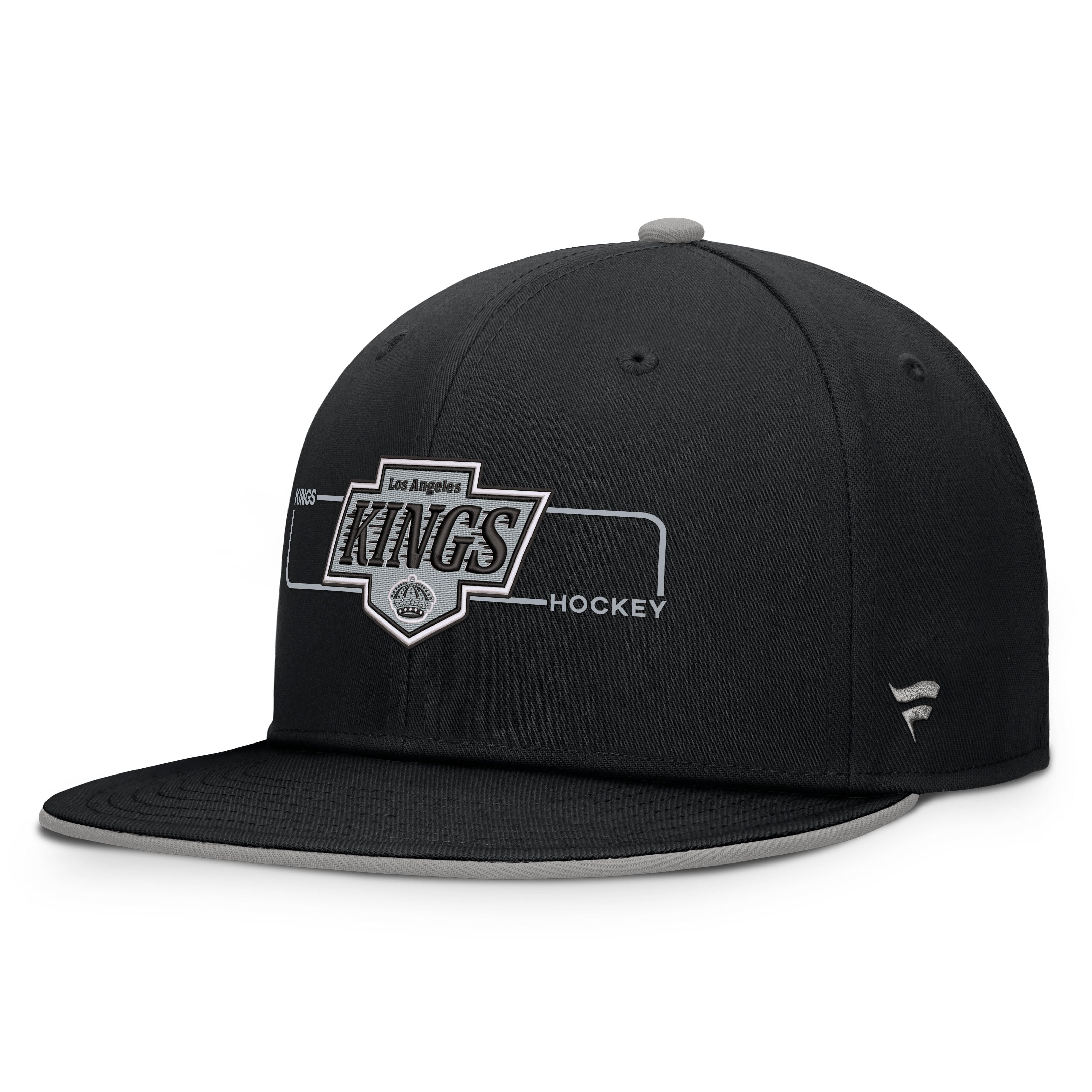 Men's Fanatics Black Los Angeles Kings Authentic Pro Rink Snapback Hat