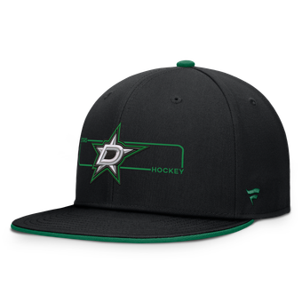 Men's Fanatics Black Dallas Stars Authentic Pro Rink Snapback Hat