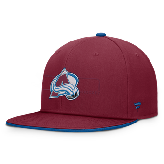 Men's Fanatics Burgundy Colorado Avalanche Authentic Pro Rink Snapback Hat