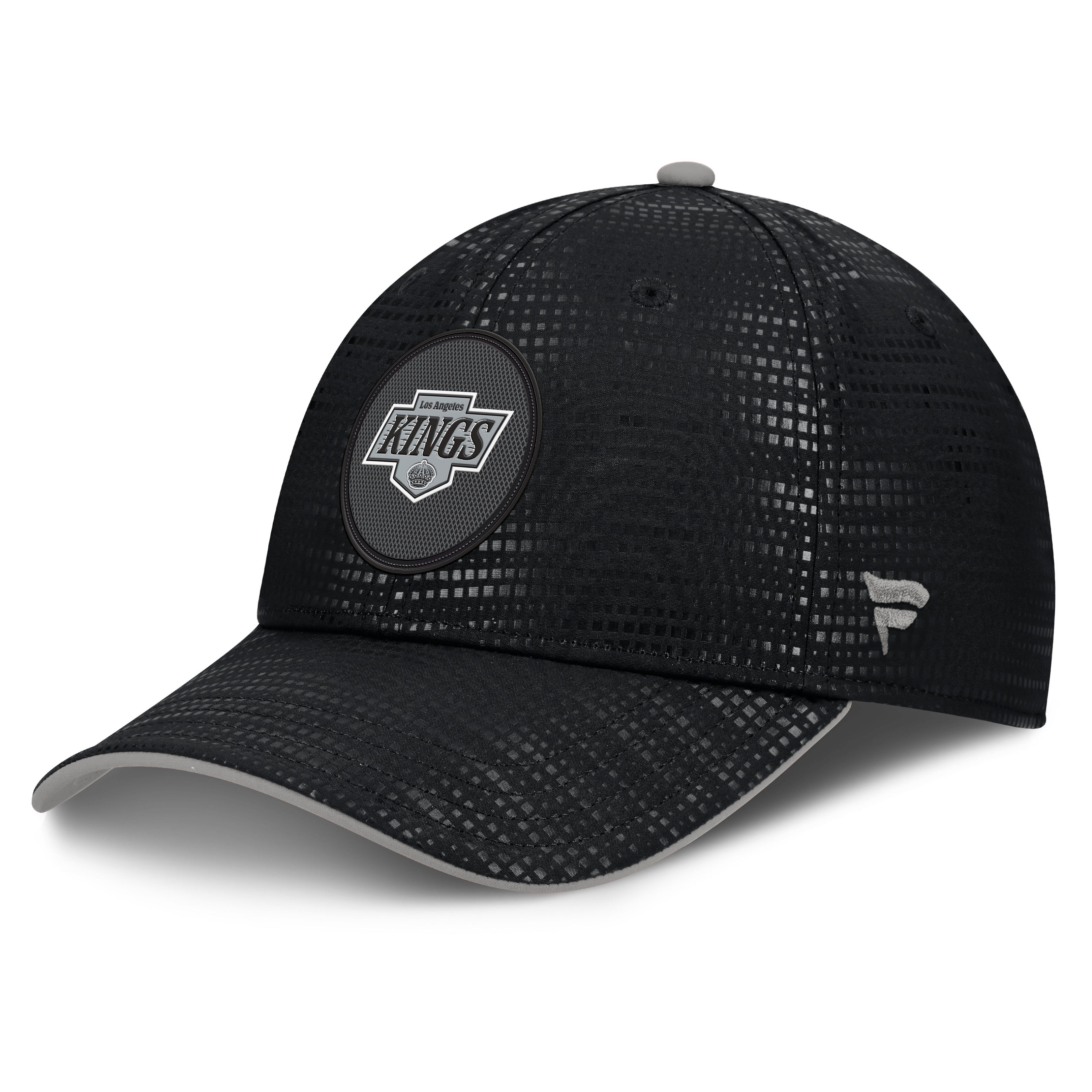 Men's Fanatics Black Los Angeles Kings Authentic Pro Rink Debossed Stretch Fit Hat