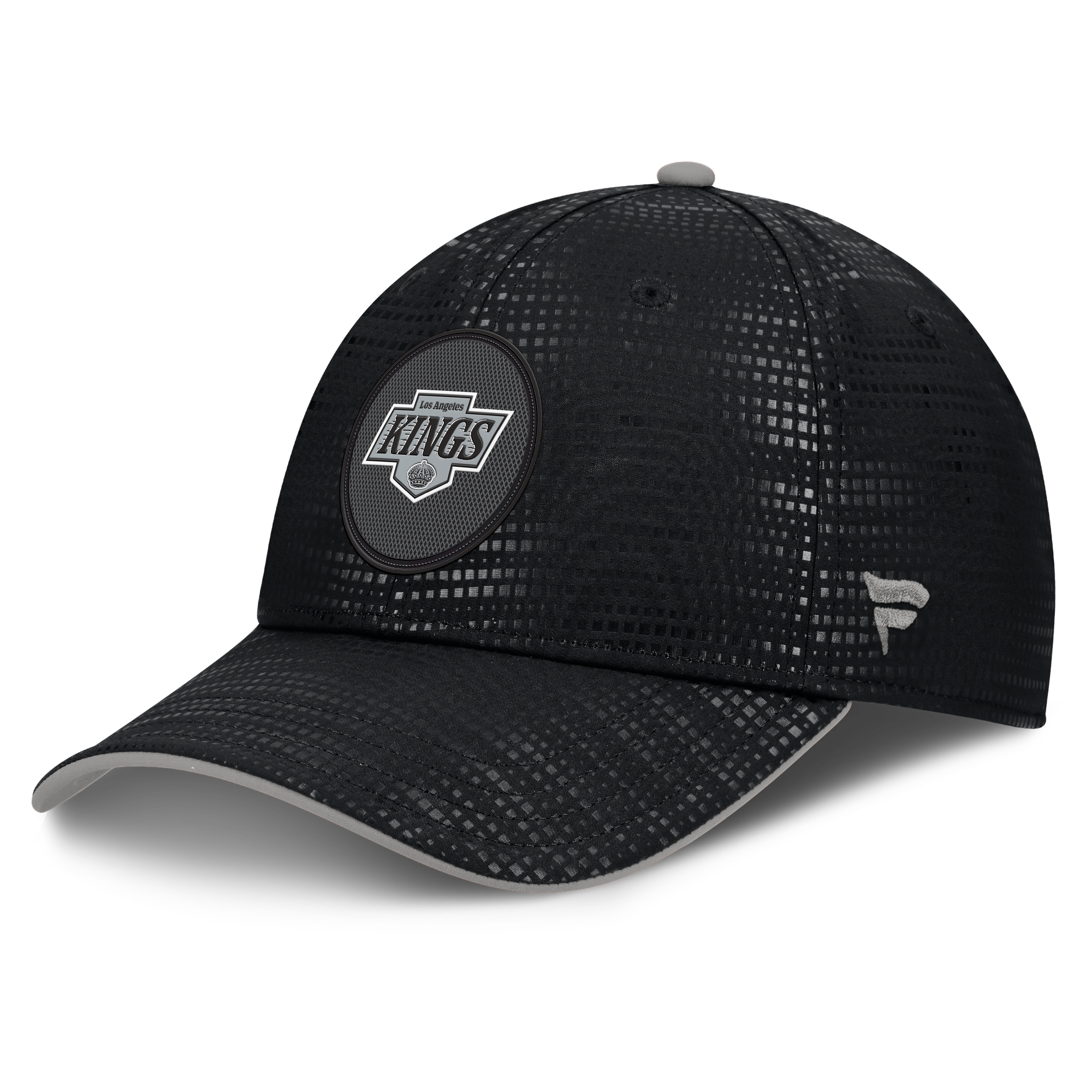Men's Fanatics Black Los Angeles Kings Authentic Pro Rink Debossed Stretch Fit Hat