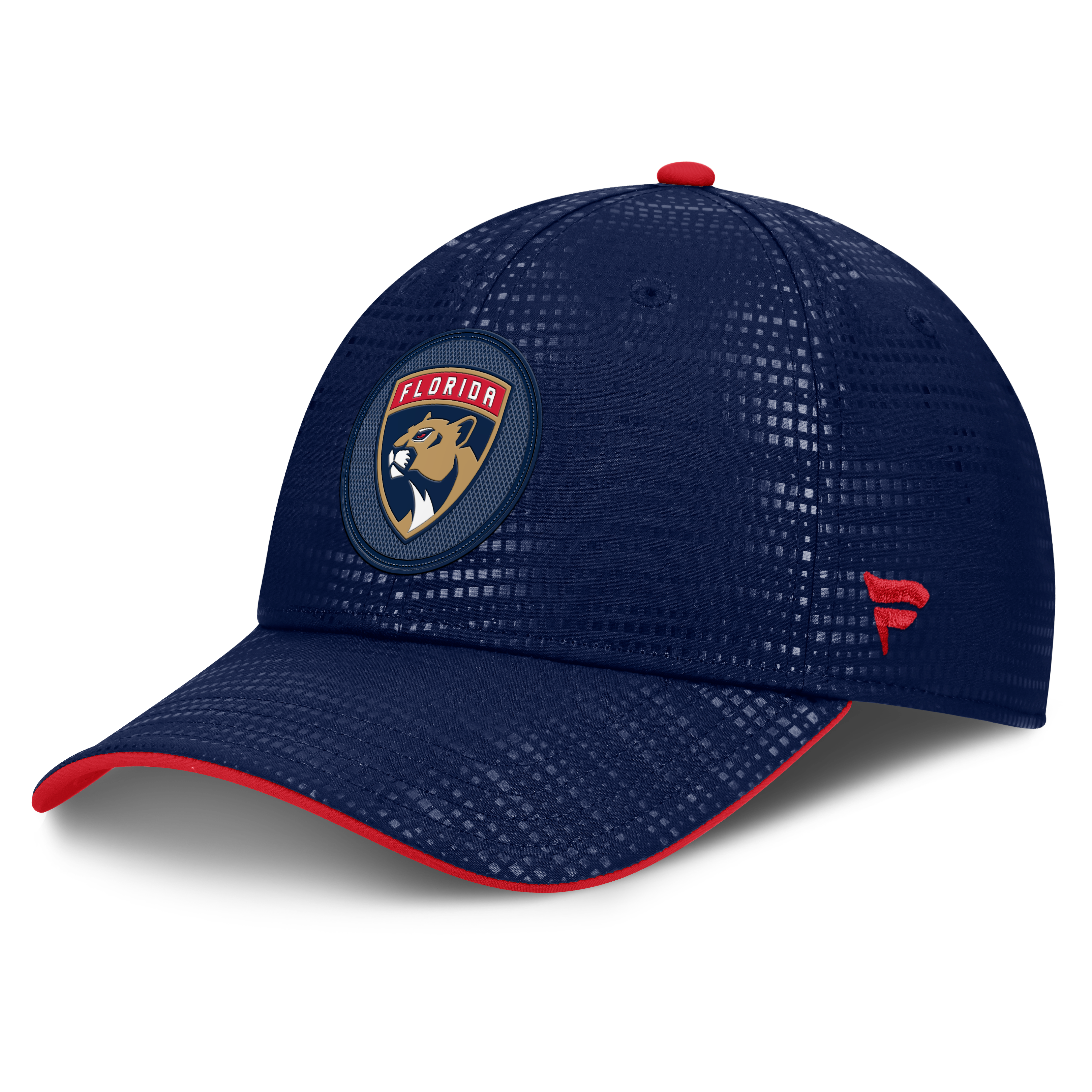 Men's Fanatics Navy Florida Panthers Authentic Pro Rink Stretch Fit Hat