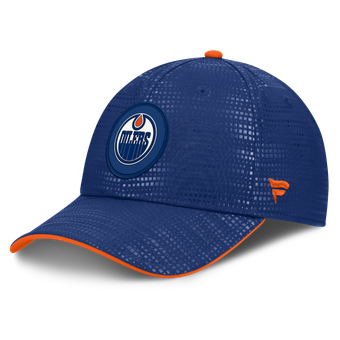 Men's Fanatics Royal Edmonton Oilers Authentic Pro Rink Debossed Stretch Fit Hat