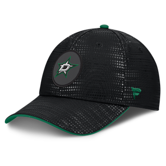 Men's Fanatics Black Dallas Stars Authentic Pro Rink Debossed Stretch Fit Hat