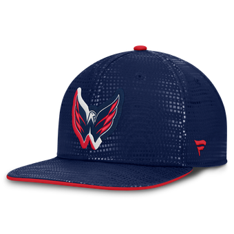 Men's Fanatics Navy Washington Capitals Authentic Pro Rink Square Visor Snapback Hat