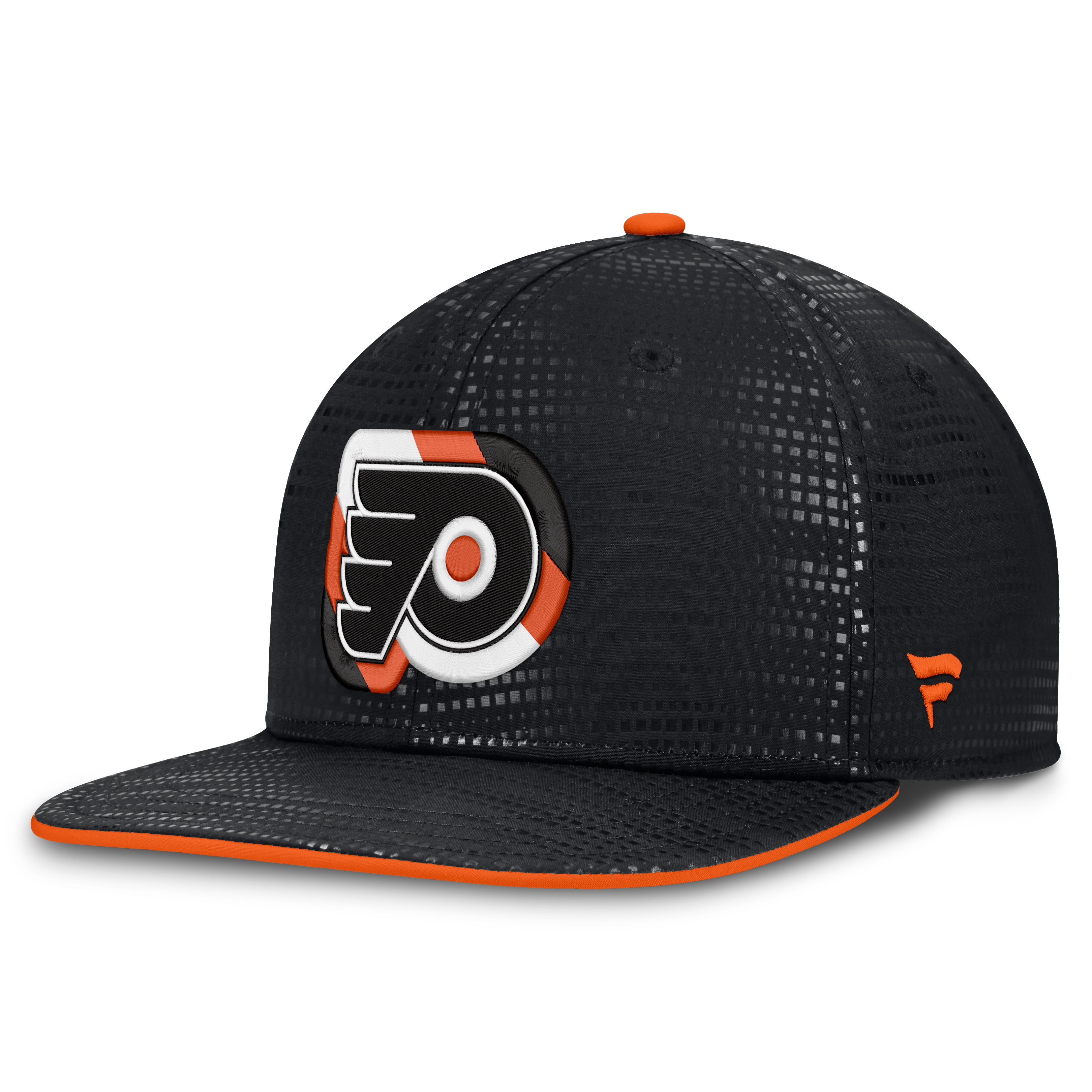 Men's Fanatics Black Philadelphia Flyers Authentic Pro Rink Square Visor Snapback Hat