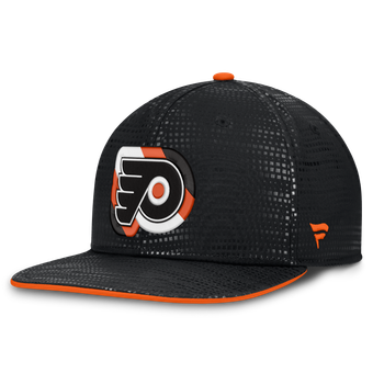 Men's Fanatics Black Philadelphia Flyers Authentic Pro Rink Square Visor Snapback Hat