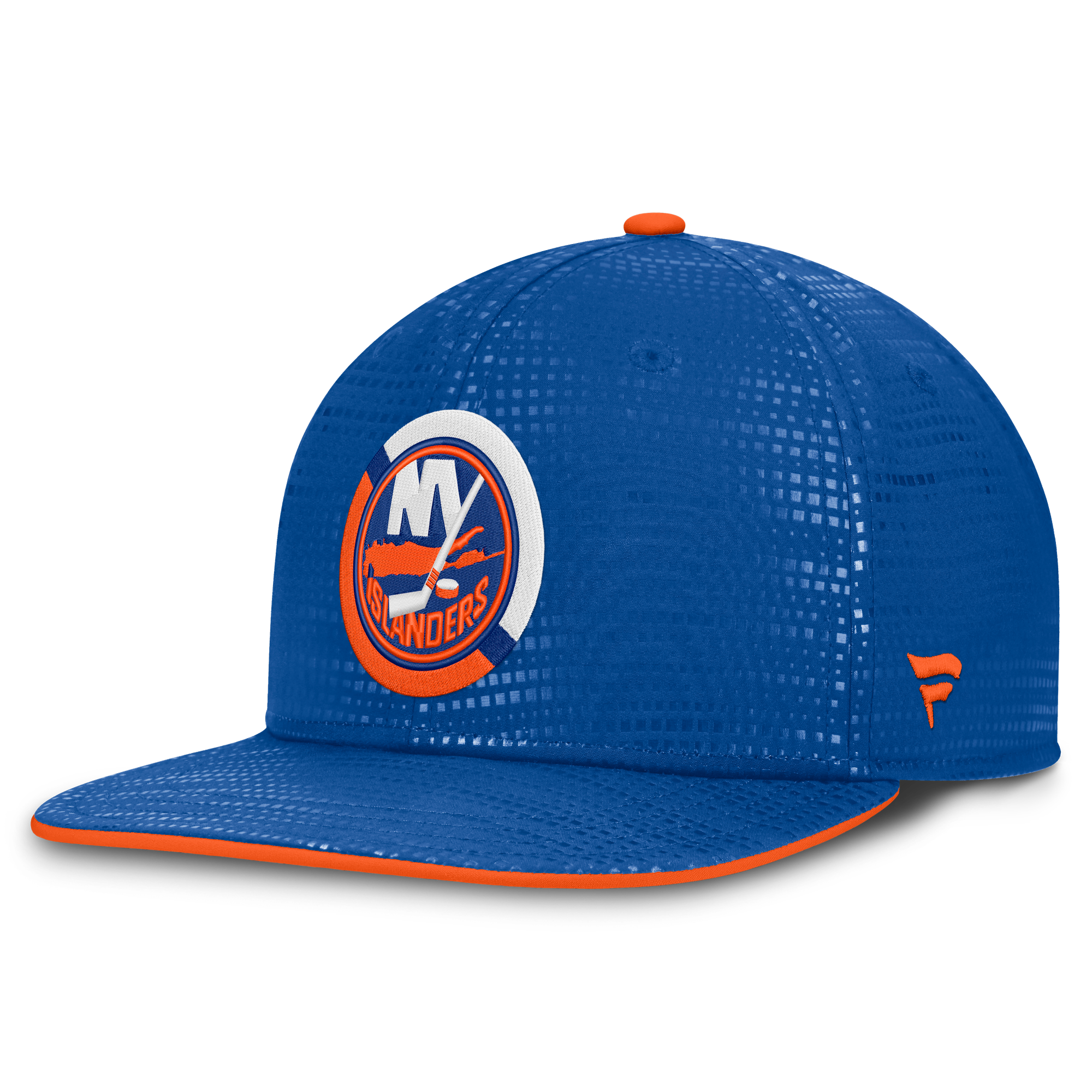 Men's Fanatics Royal New York Islanders Authentic Pro Rink Square Visor Snapback Hat